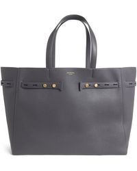 Thom Browne - Leather Cabas Tote Bag - Lyst