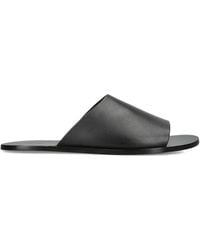 The Row - Hugh Suede Slides - Lyst