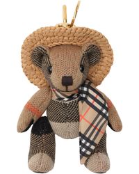 Burberry - Scarf And Hat Thomas Bear Charm - Lyst