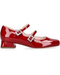 Roger Vivier - Patent Leather Tres Viv Mary Janes 25 - Lyst