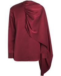 Source Unknown - Long-Sleeve Scarf Koa Blouse - Lyst