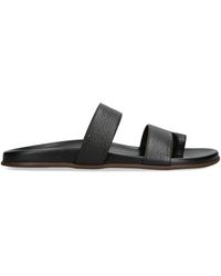 The Row - Hugh Leather Sandals - Lyst