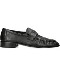 The Row - Soft Leather Loafers - Lyst