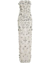 Pamella Roland - Floral Embellished Gown - Lyst