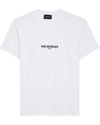 The Kooples - Cotton Logo T-shirt - Lyst