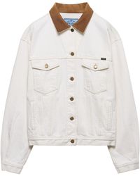 Prada - Blouson Denim Jacket - Lyst