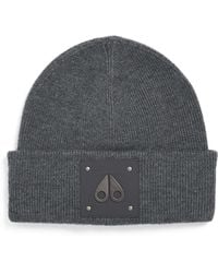Moose Knuckles - Wool Logo Beanie - Lyst