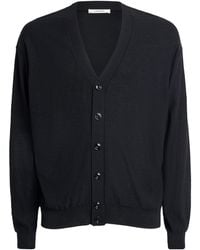 Lemaire - Wool-Blend Twisted Cardigan - Lyst