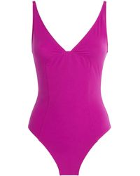 Ulla Johnson - V-Neck Alba Swimsuit - Lyst