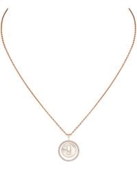 Messika - Lucky Move, Diamond And Mother-Of-Pearl Necklace - Lyst