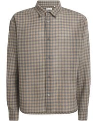 FRAME - Virgin Wool Check Shirt - Lyst