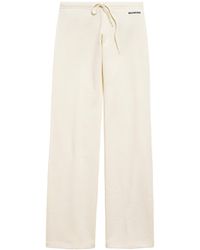 Balenciaga - Cotton Logo Wide-Leg Sweatpants - Lyst