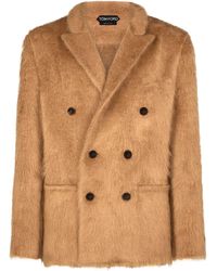 Tom Ford - Double-breasted Brushed Cashmere - Lyst