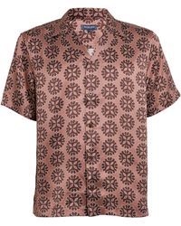 Frescobol Carioca - Silk Short-sleeve Shirt - Lyst