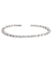 Suzanne Kalan - And Diamond Thin Bold Bangle - Lyst