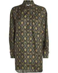 Max Mara - Silk Patterned Shirt - Lyst