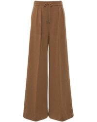 Max Mara - Wool-Cashmere Drawstring Trousers - Lyst