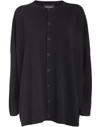 Eskandar - Wool Slim-Sleeve Cardigan - Lyst