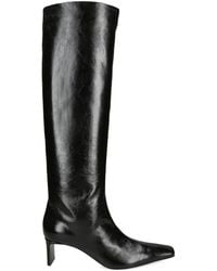 KHAITE - Leather Ona Knee-High Boots 55 - Lyst