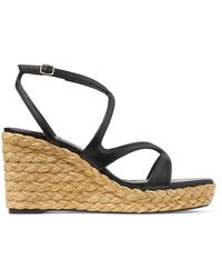 Jimmy Choo - Ayla 85 Wedge Sandals - Lyst