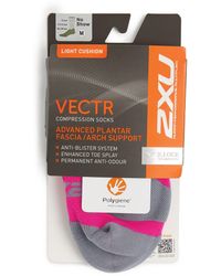 2XU Vectr Light Cushion No-show Socks - Pink