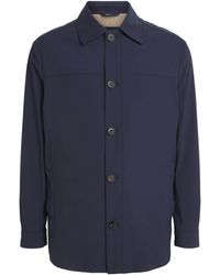 Corneliani - Virgin Wool-Blend Overshirt - Lyst