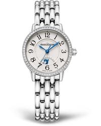 Jaeger-lecoultre - Small Stainless Steel And Diamond Rendez-Vous Night & Day Watch - Lyst