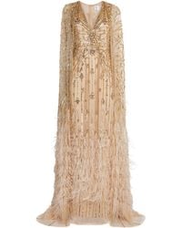 Pamella Roland - Embellished Tulle Gown - Lyst
