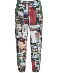 Lacoste - Water-resistant Collage Sweatpants - Lyst