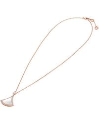 BVLGARI - Mother-Of-Pearl And Diamond Divas' Dream Necklace - Lyst
