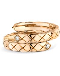 CHANEL - And Diamond Coco Crush Ring - Lyst