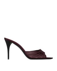 Saint Laurent - Leather Babylone Mules 90 - Lyst