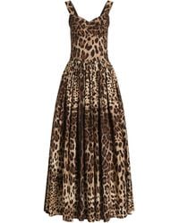 Dolce & Gabbana - Leo- Poplin Dress - Lyst