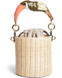 Chloé - Small Woven Tropicus Bucket Bag - Lyst