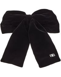 Balenciaga - Velvet Holli Xxl Hair Bow - Lyst