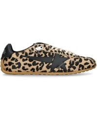 Golden Goose - Pony Hair Leopard Marathon Speed Sneakers - Lyst