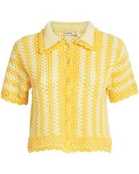 Jonathan Simkhai - Crochet Stripe Stanton Shirt - Lyst