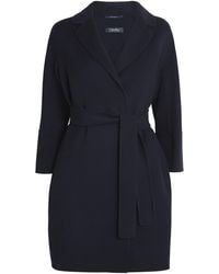 Max Mara - Virgin Wool Short Wrap Coat - Lyst
