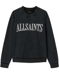 AllSaints - Organic Cotton Dash Sweatshirt - Lyst