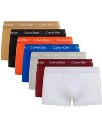 Calvin Klein - Cotton Stretch Hip Briefs (pack Of 7) - Lyst