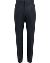 Lardini - Virgin Wool-Blend Suit Trousers - Lyst