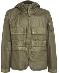 C.P. Company - Technical Rafia Drawstring-Hood Jacket - Lyst