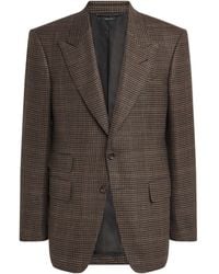 Tom Ford - Wool-Blend Houndstooth Shelton Blazer - Lyst