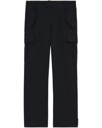 McQueen - Cotton Cargo-Pocket Straight Trousers - Lyst