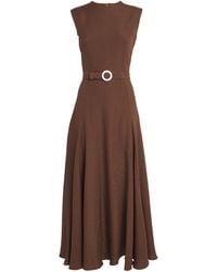 Edeline Lee - Textured Jete Midi Dress - Lyst