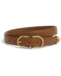 Maje - Leather Double-Buckle Belt - Lyst