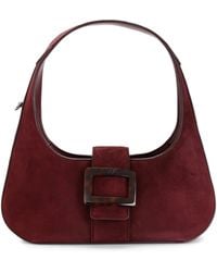 Roger Vivier - Mini Suede Belle Vivier Shoulder Bag - Lyst