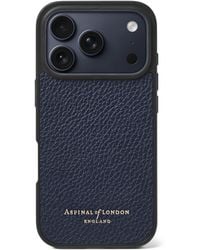 Aspinal of London - Grained Leather Iphone 17 Pro Case - Lyst