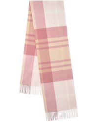 Mulberry - Small Merino Check Scarf - Lyst
