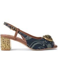 Kurt Geiger - Embellished Chelsea Slingback Sandals - Lyst